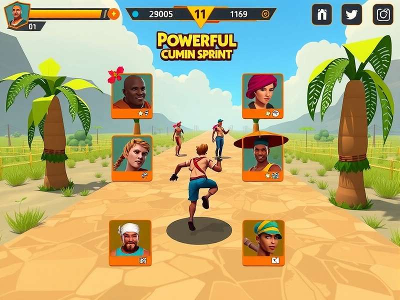 Powerful Cumin Sprint Multiplayer Action